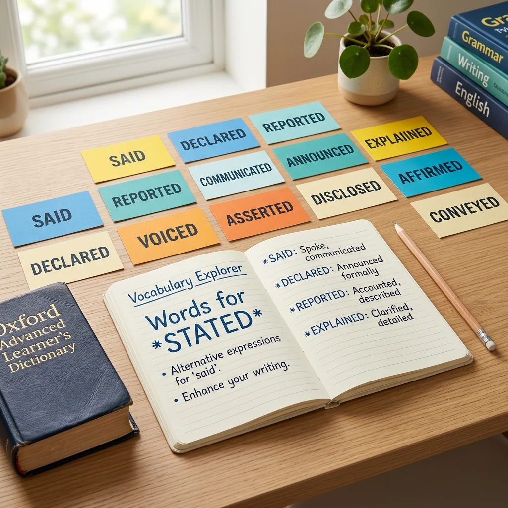 synonyms for stated