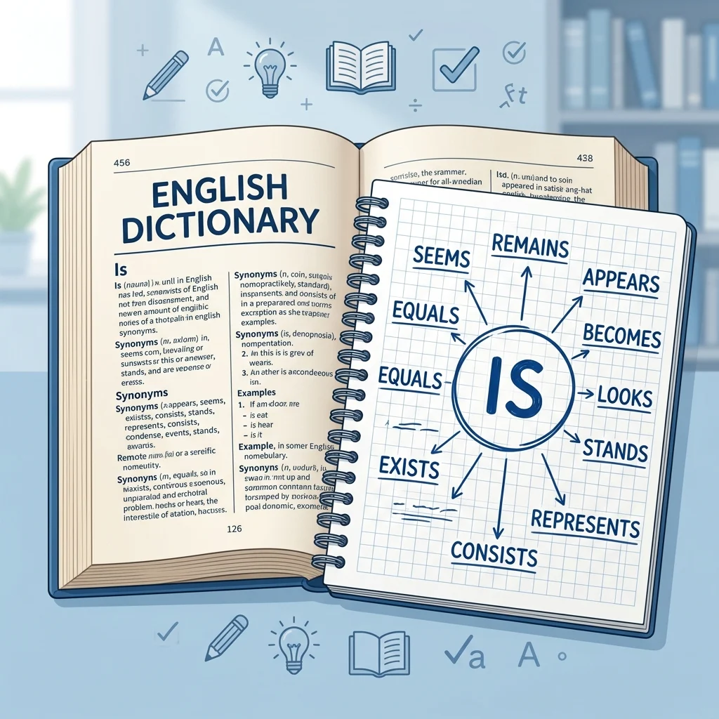 synonyms for is