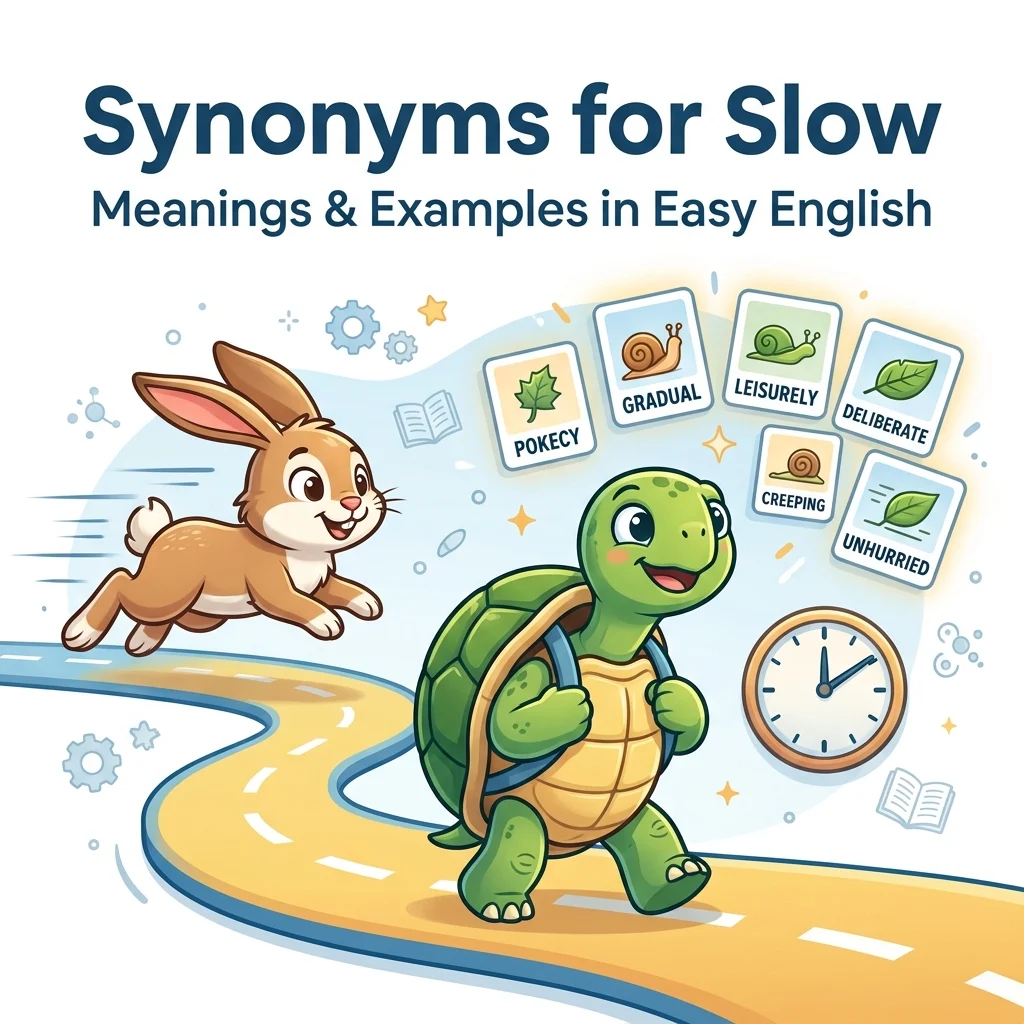 synonyms for slow