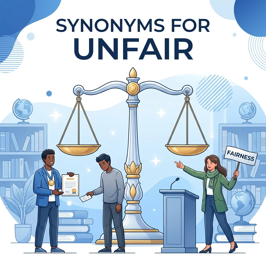 synonyms for unfair