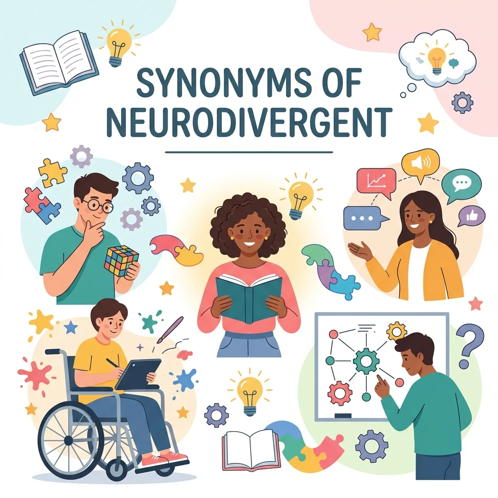 synonyms of neurodivergent