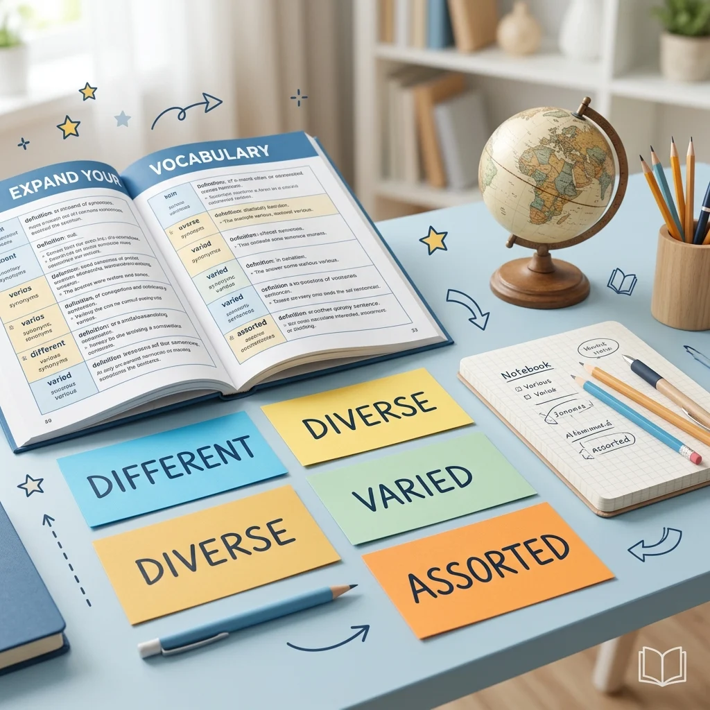 synonyms for various