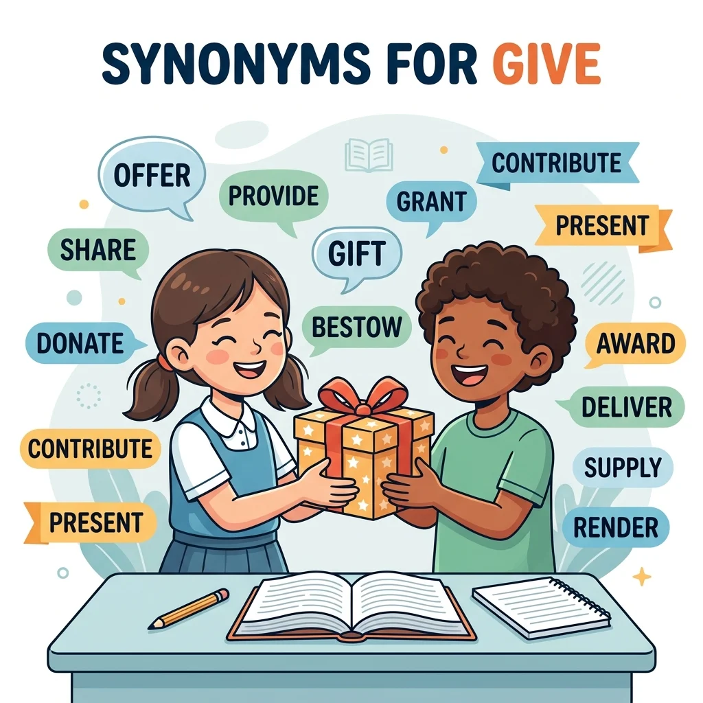synonyms for give