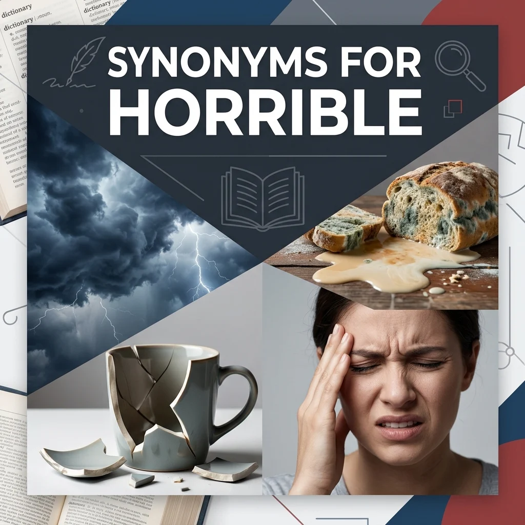 synonyms for horrible