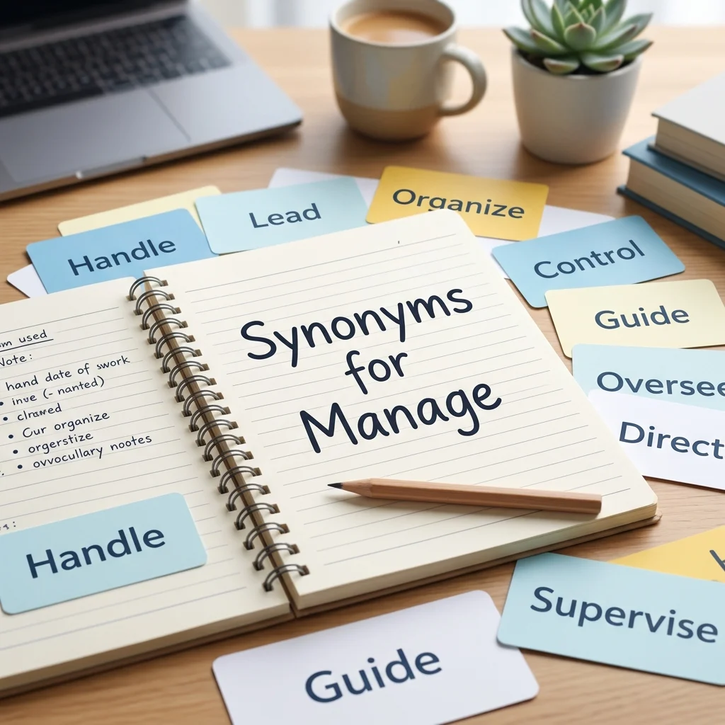 synonyms for manage