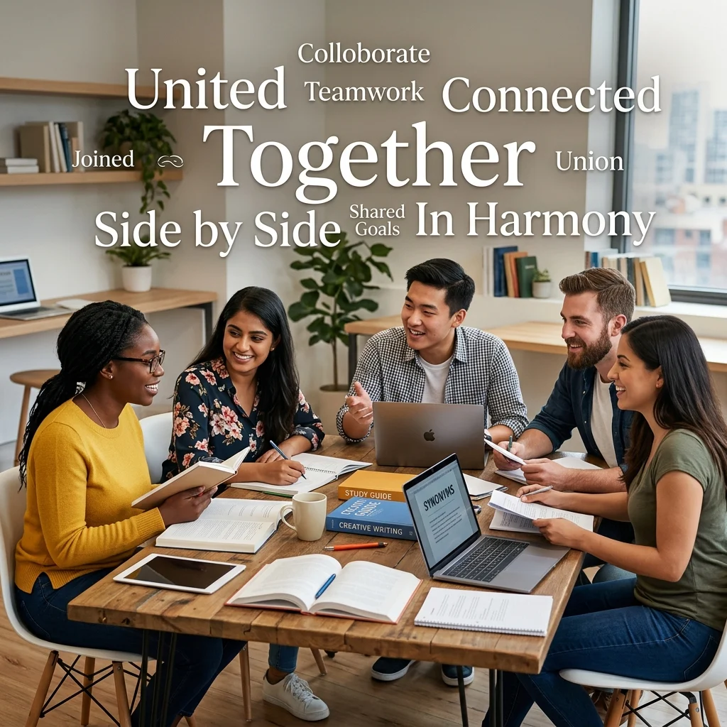 synonyms for together
