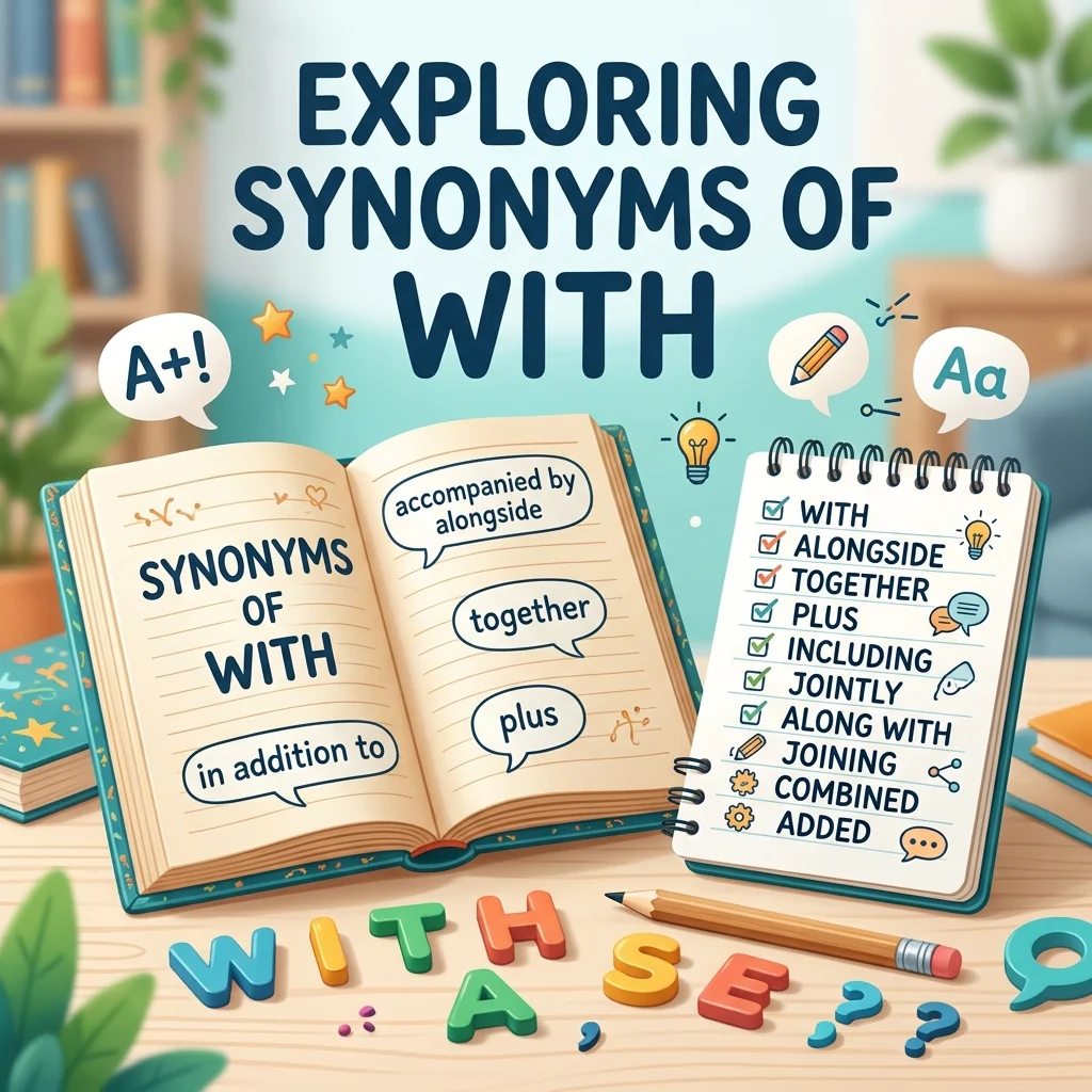 synonyms of with