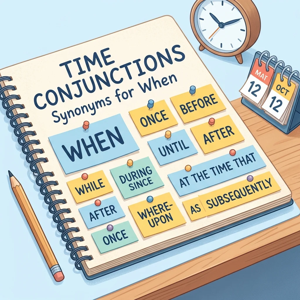 synonyms for when